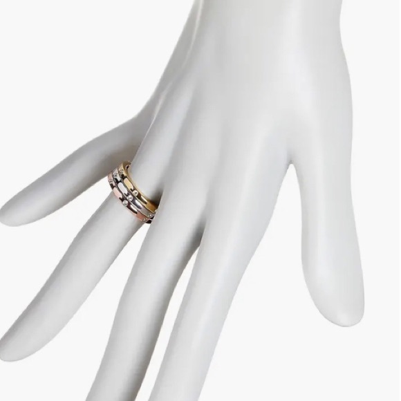 ADORNIA Swarovski Crystal Studded Bands Set iof 3 NWT - Picture 5 of 8